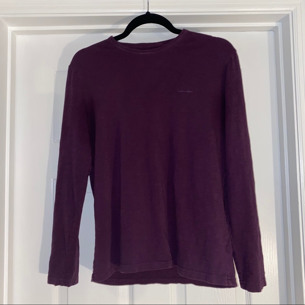Calvin Klein Purple Long Sleeve